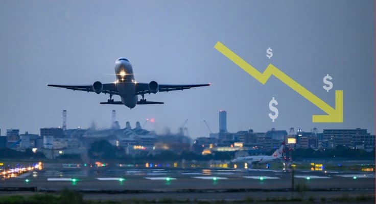 ¿Los precios de los vuelos bajan por la noche?